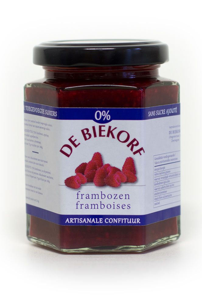 De Biekorf - 0% suiker - Frambozen